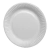 Borden Rond Karton wit 18cm (100 stuks)