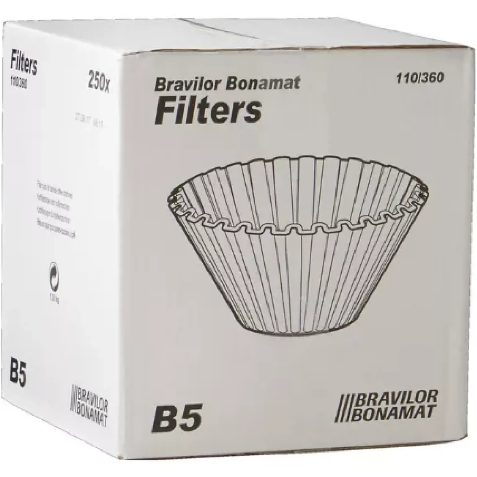Bravilor Korffilter B5 110/360 (250 stuks)