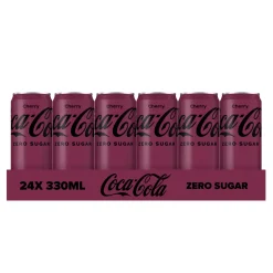 Coca-Cola Zero Cherry Blik (24x 33cl)