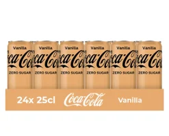Coca-Cola Zero Vanilla Blik (24x 25cl)