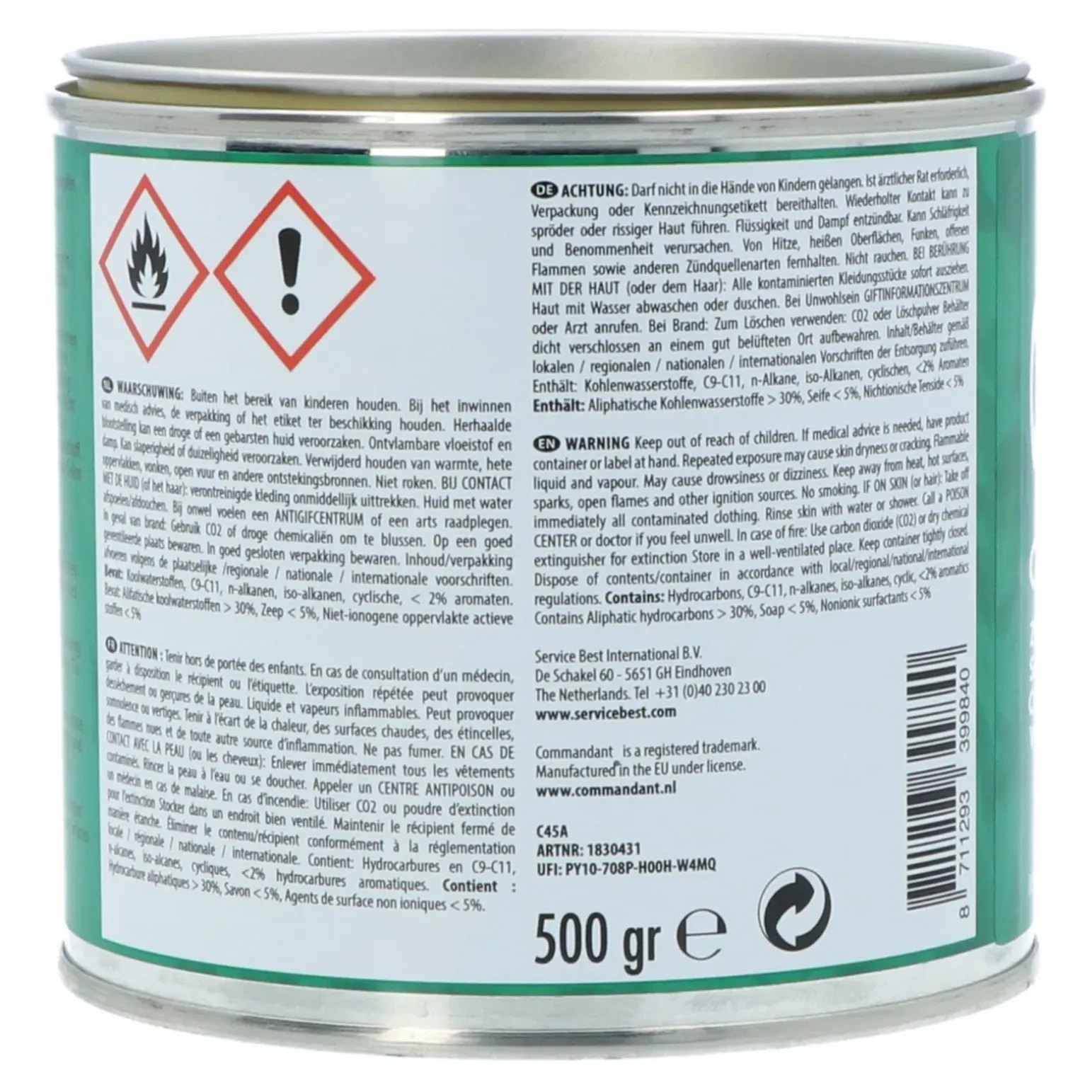 Commandant Cleaner No4 (500gr)