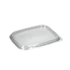 Deksel Saladebak Rechthoek aPET T1 (50 stuks van 10,8x 8,2 cm)
