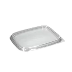 Deksel Saladebak Rechthoek aPET T1 (50 stuks van 10,8x 8,2 cm)