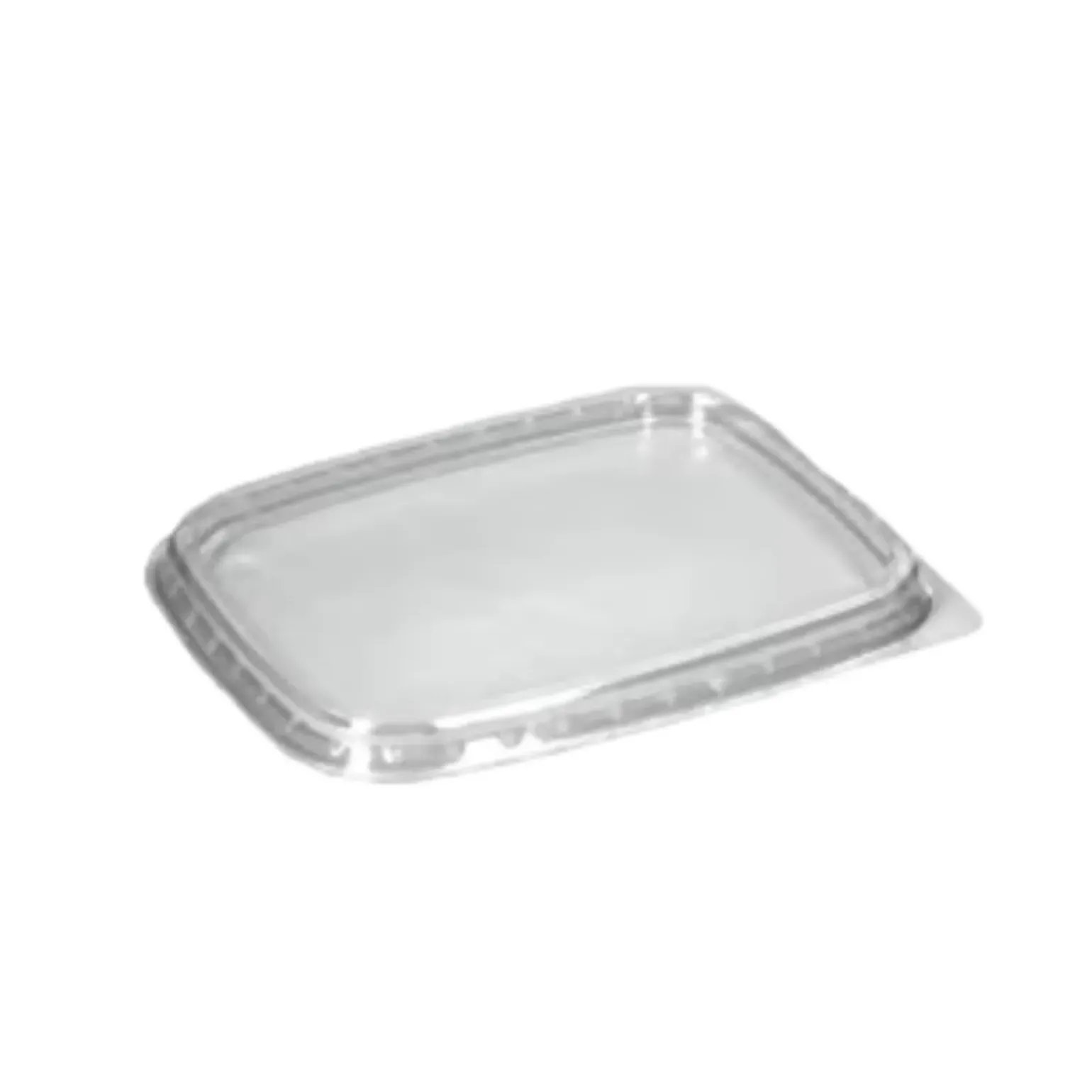 Deksel Saladebak Rechthoek aPET T1 (50 stuks van 10,8x 8,2 cm)