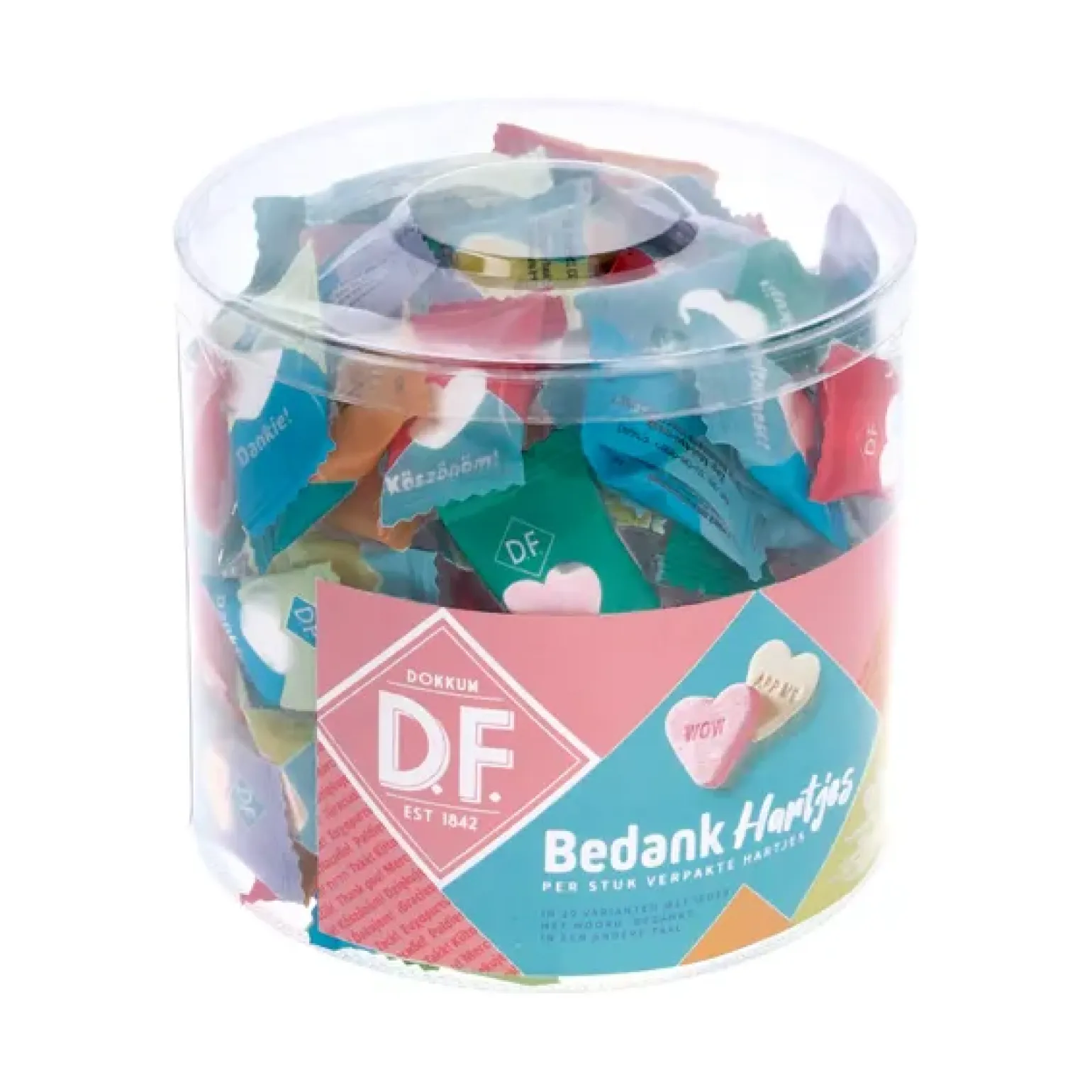 D.F. Bedankt Hartjes (200 stuks)