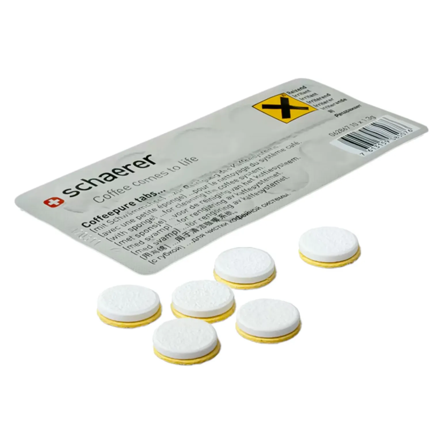 Douwe Egberts Schoonmaaktablet Shaerer Incl Spons (10 stuks)
