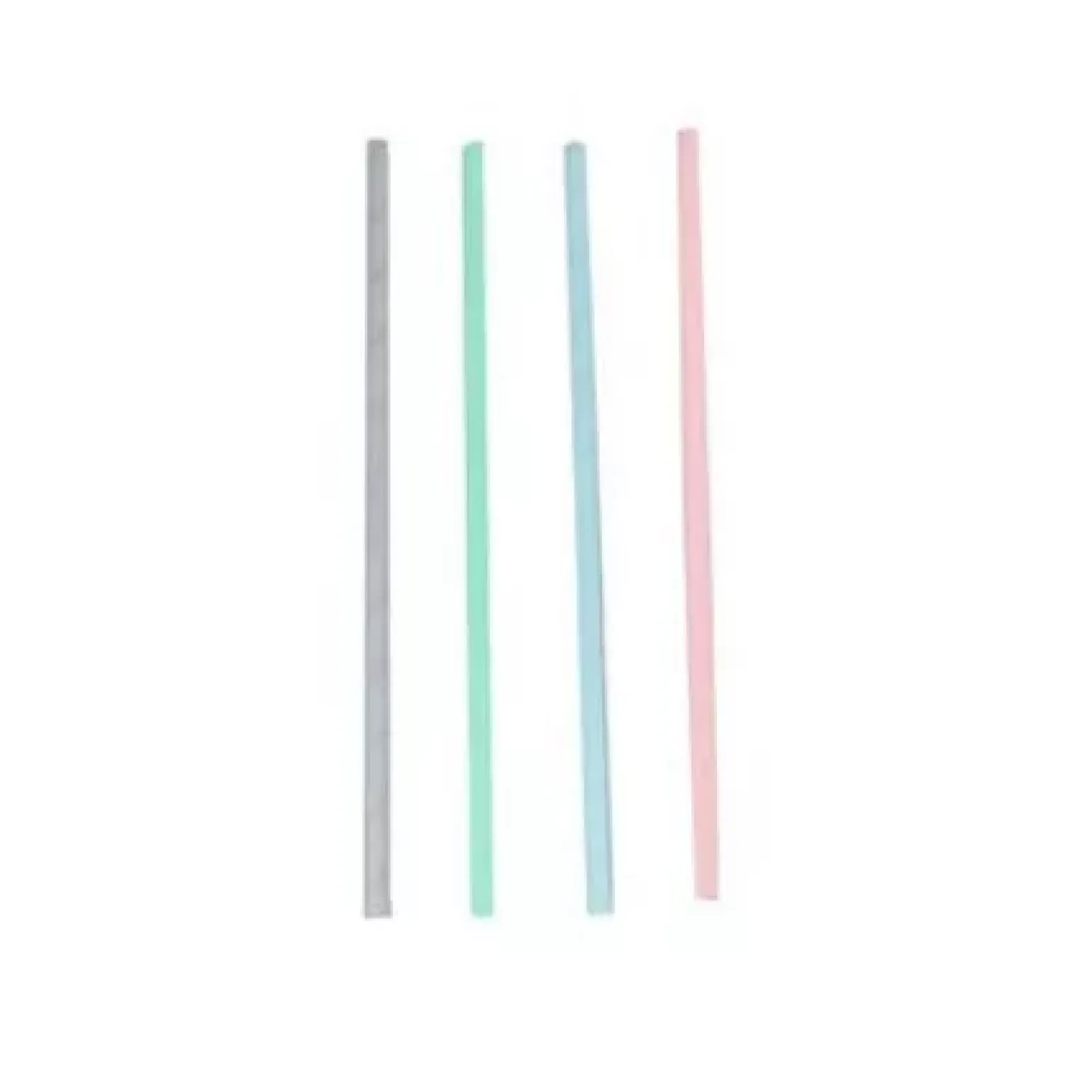 Drinkrietje papier pastel FSC 20cm x 6mm (500 stuks)