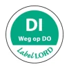 Etiket ‘Dinsdag Weg Op Donderdag’ (500 stuks)