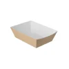 Frietbakje A7 kraft/wit BIO (400 stuks)