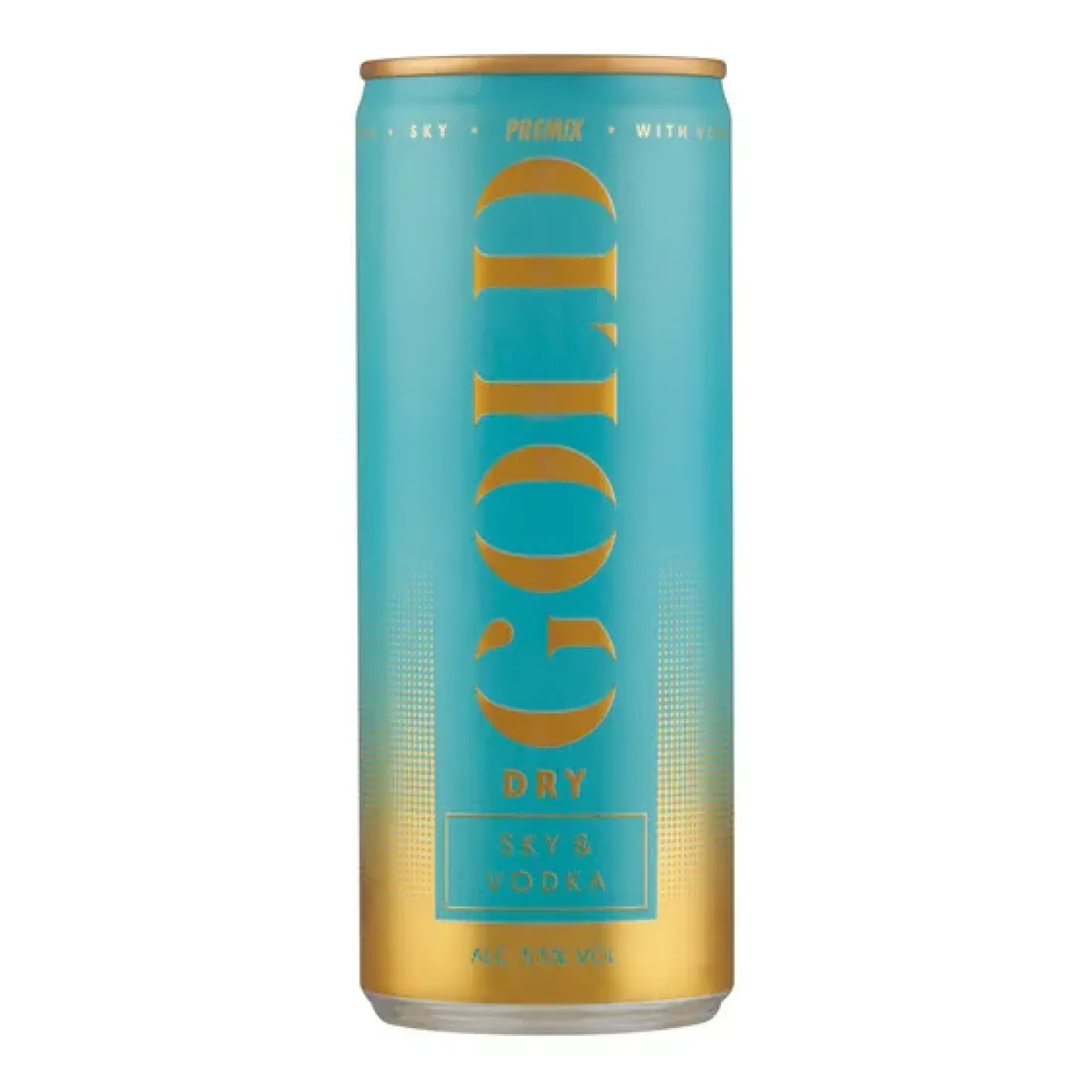 Gold Dry Sky & Vodka Blik (12x 250 ml)