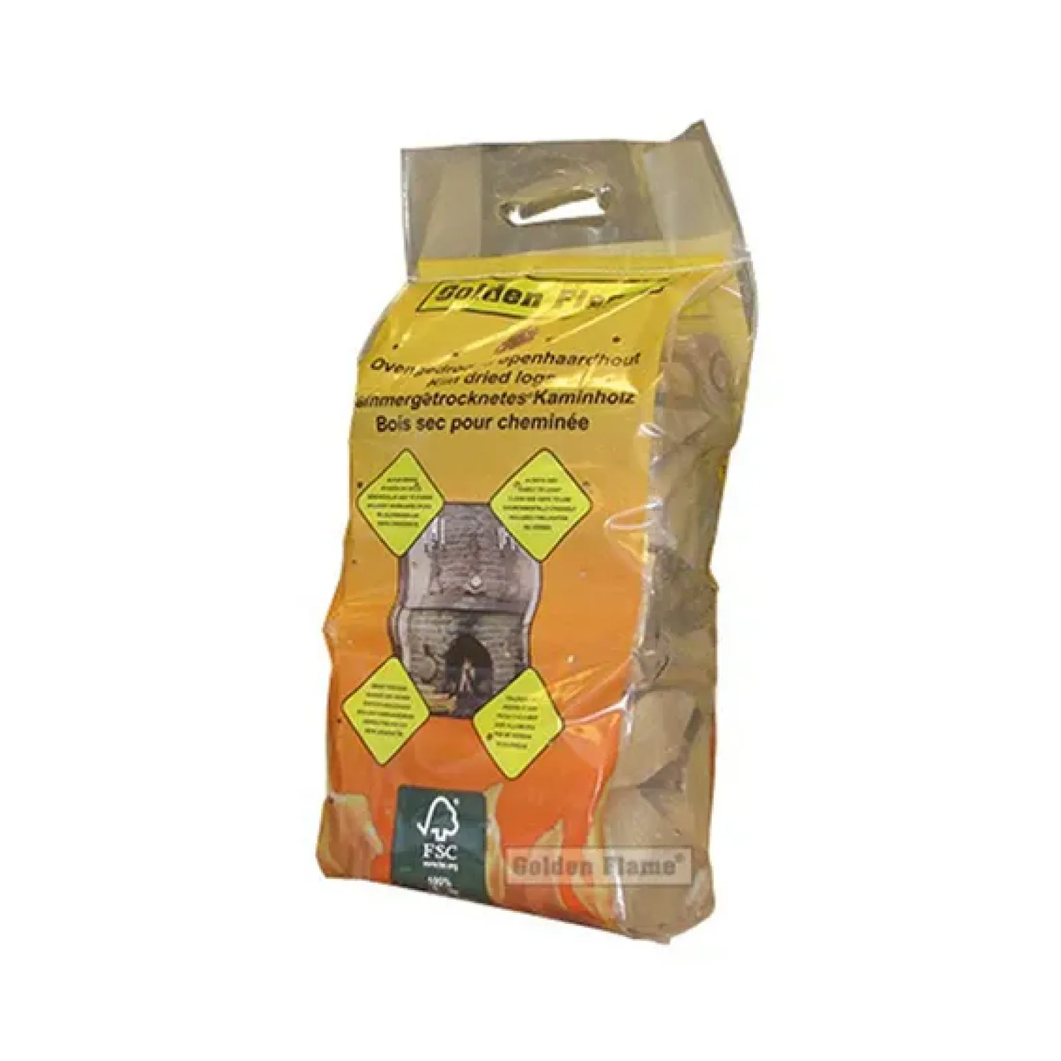 Golden Flame Ovengedroogd Haardhout (8kg)