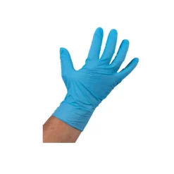 Handschoen nitril blauw ongepoederd L (100 stuks)