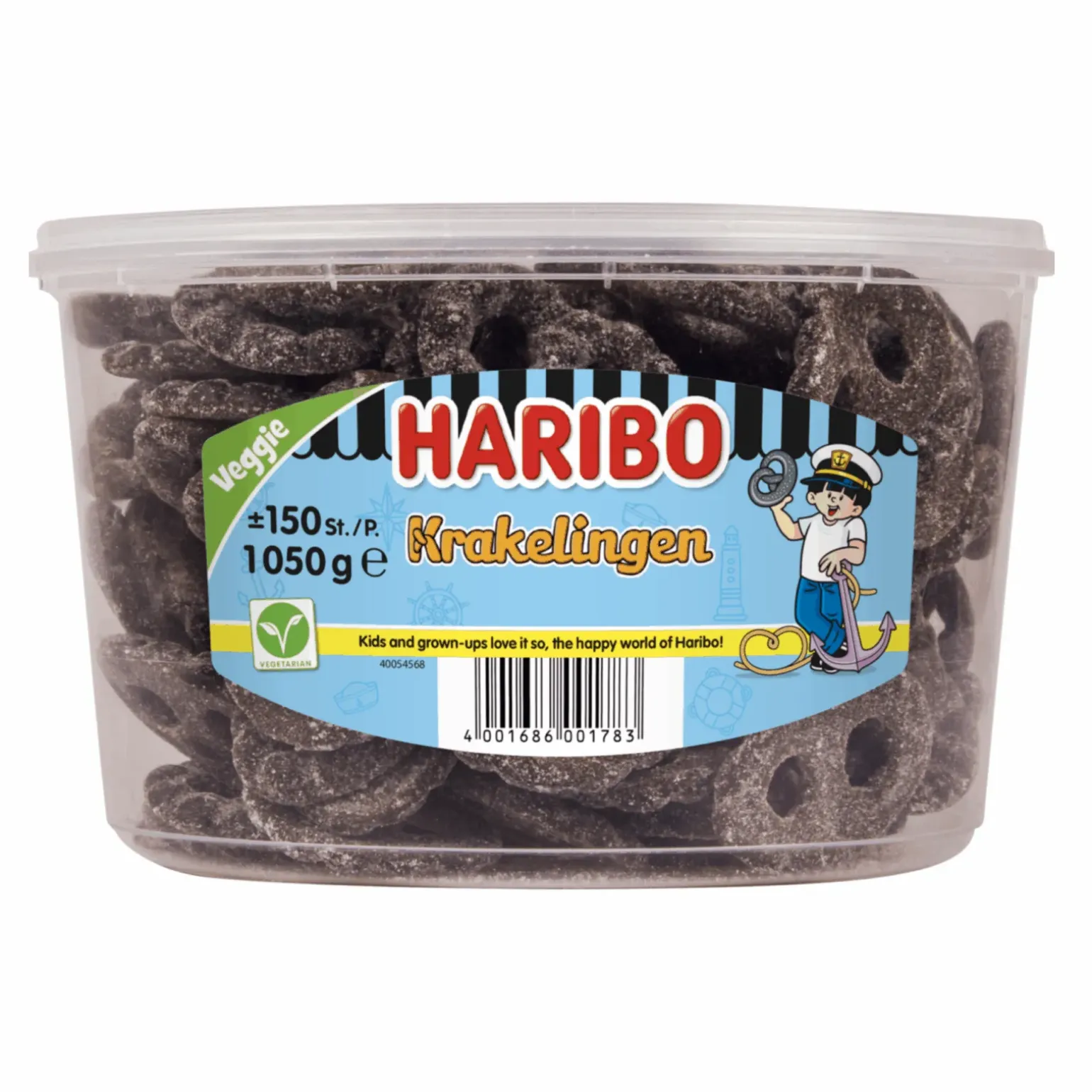 Haribo Drop Krakelingen (150 stuks)