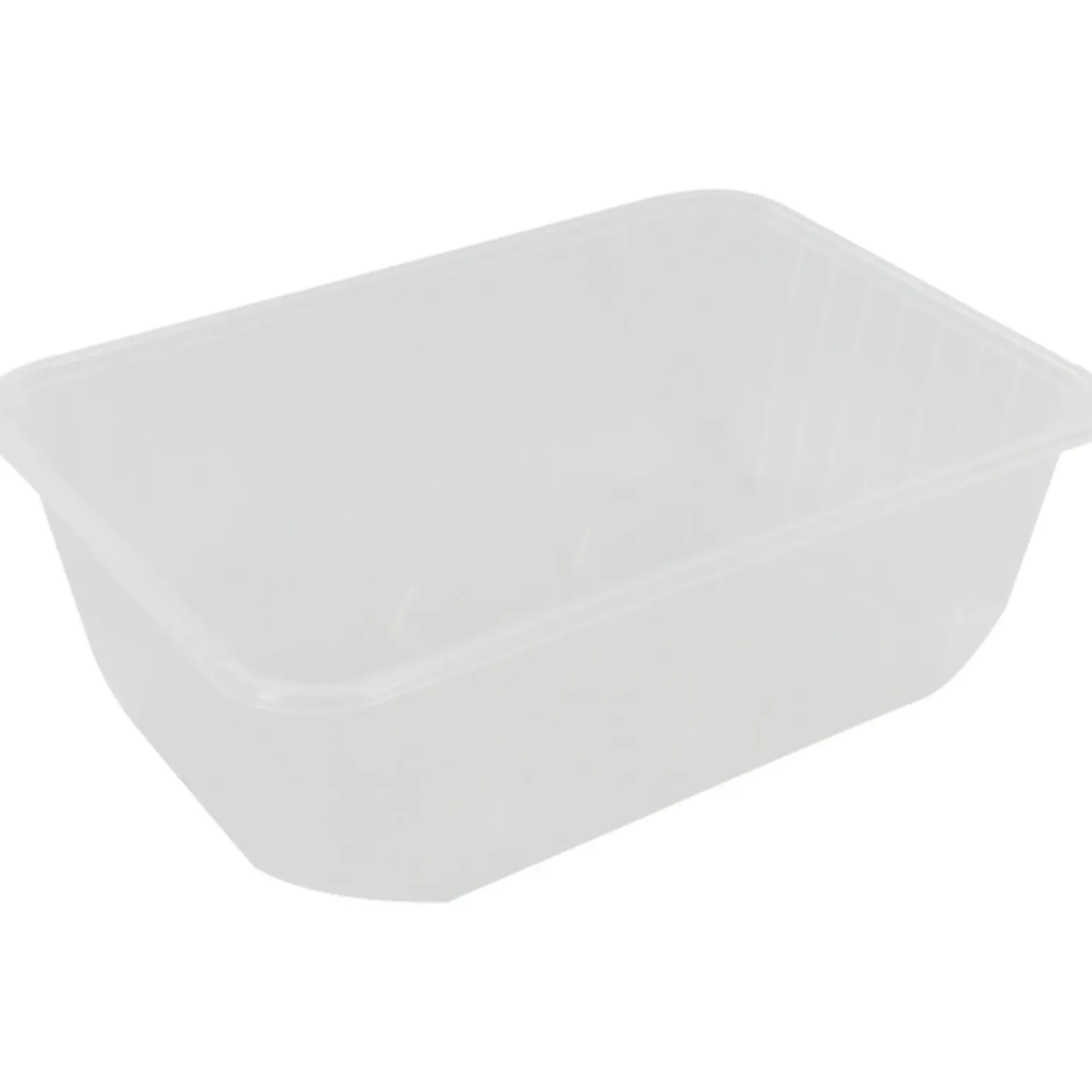 Kilobak 1000ml. PP wit 186x133x63mm (50 stuks)