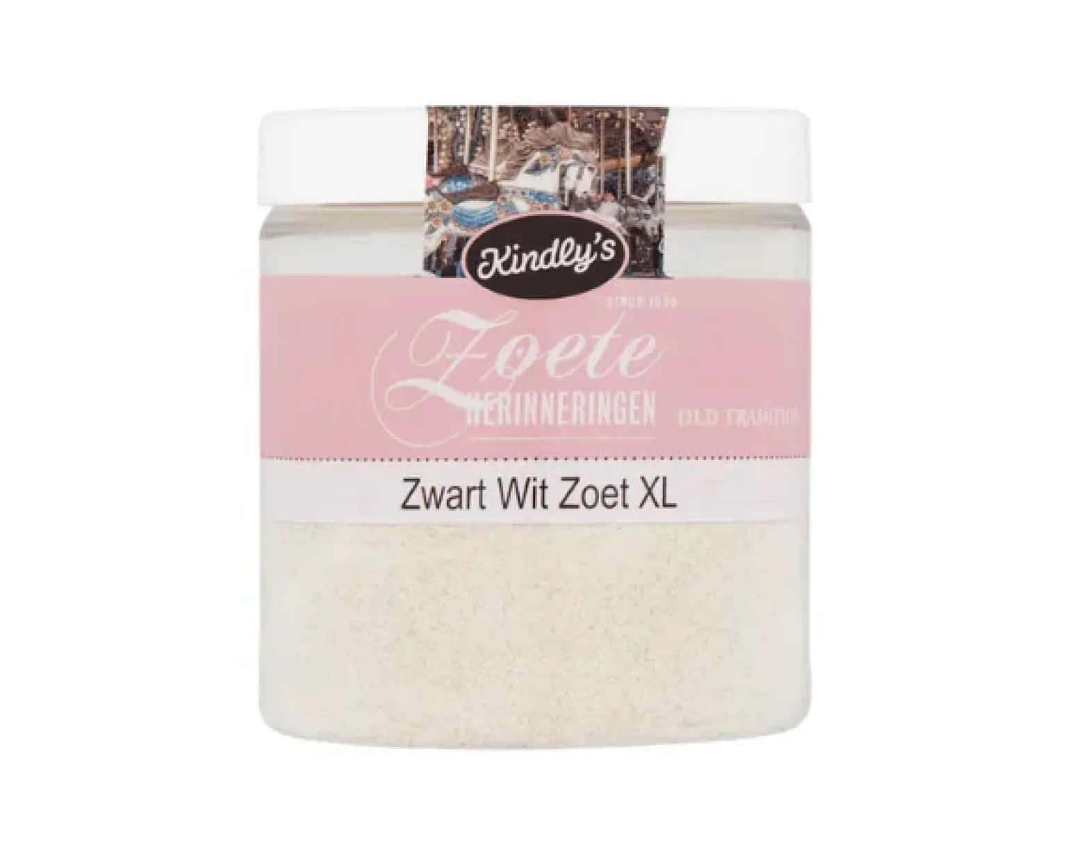 Kindly’s Zwart/Wit Zoet Jumbo Potje (12 stuks)