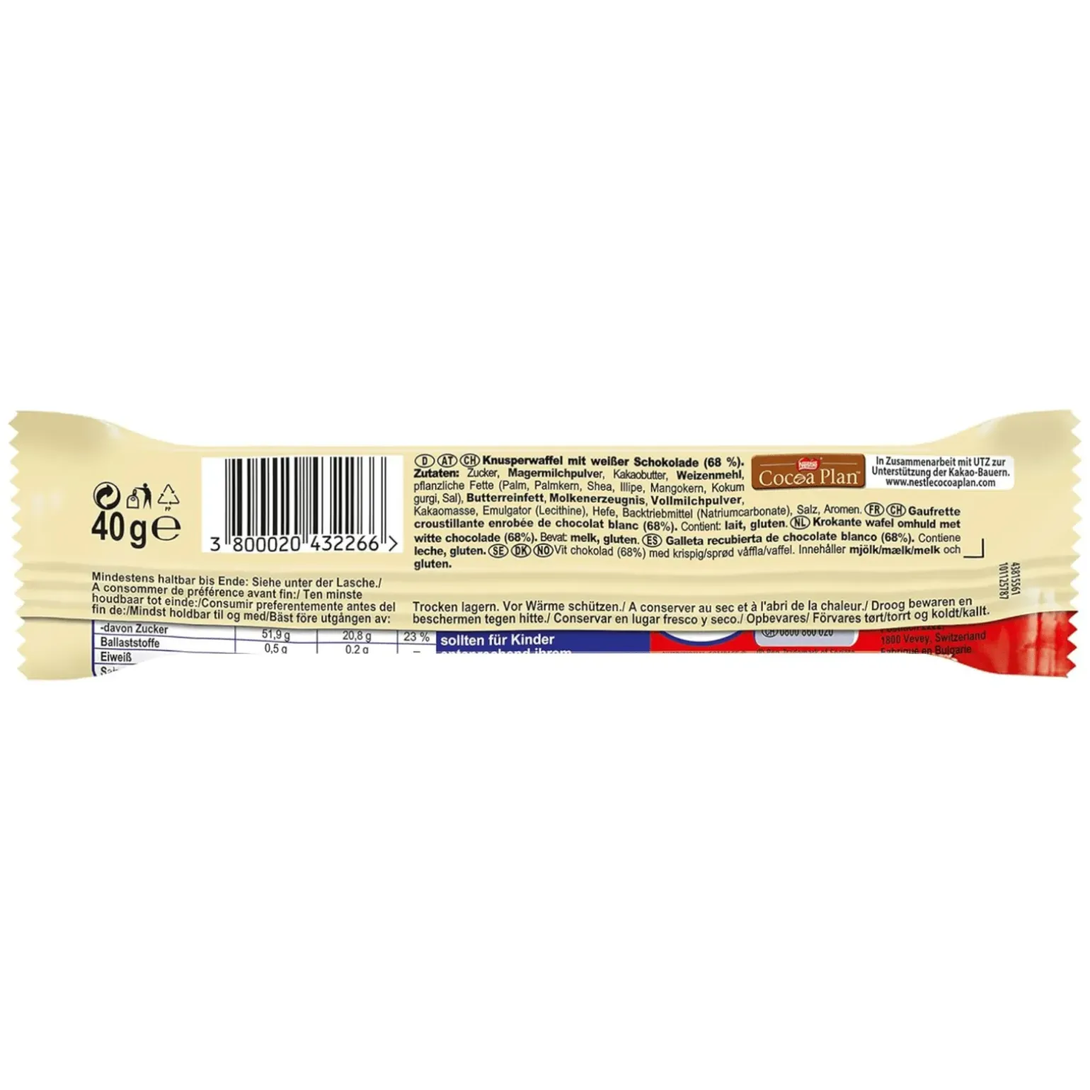 KitKat Chunky White Single (24 x 42gr)