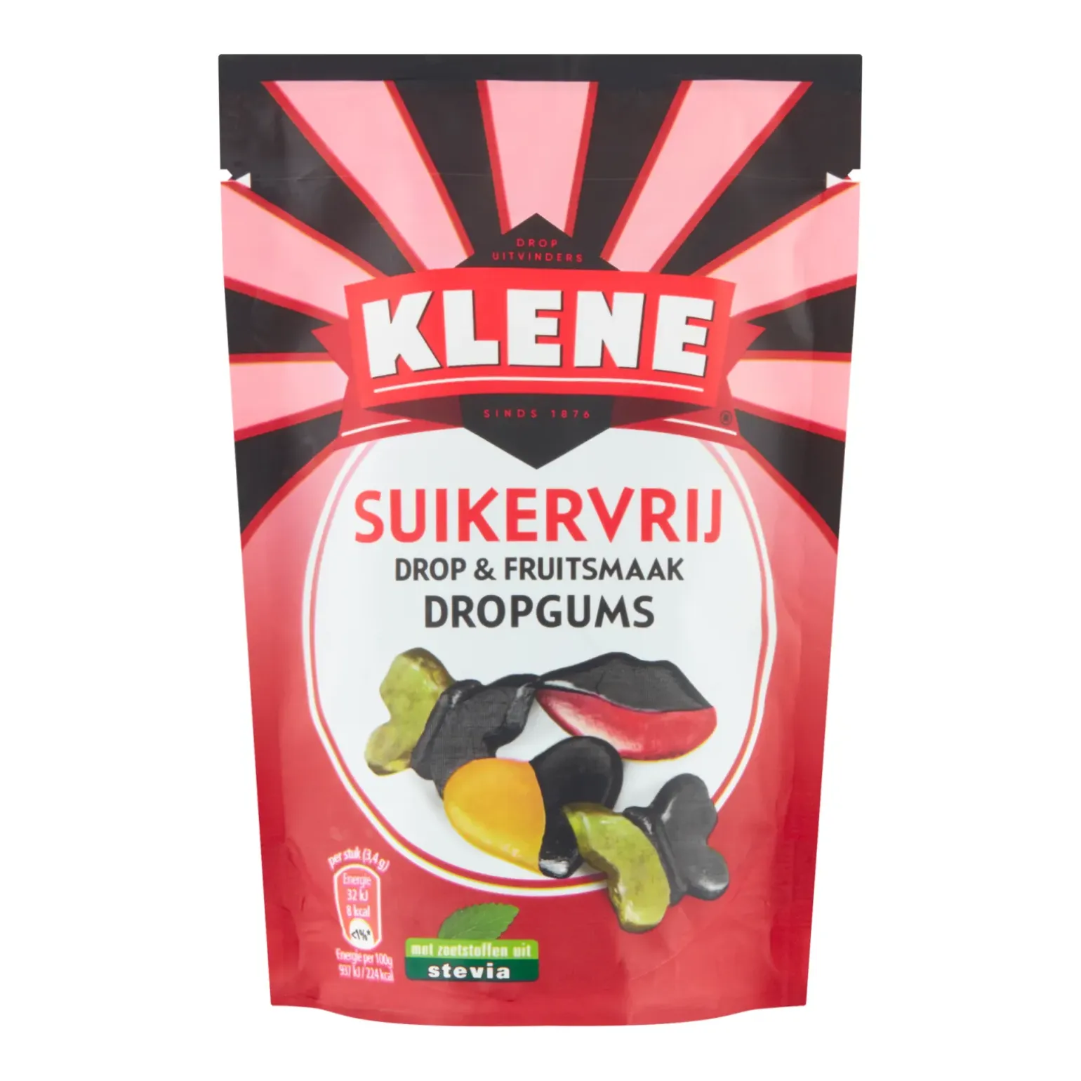 Klene Suikervrij Dropgums (12x 110gr)