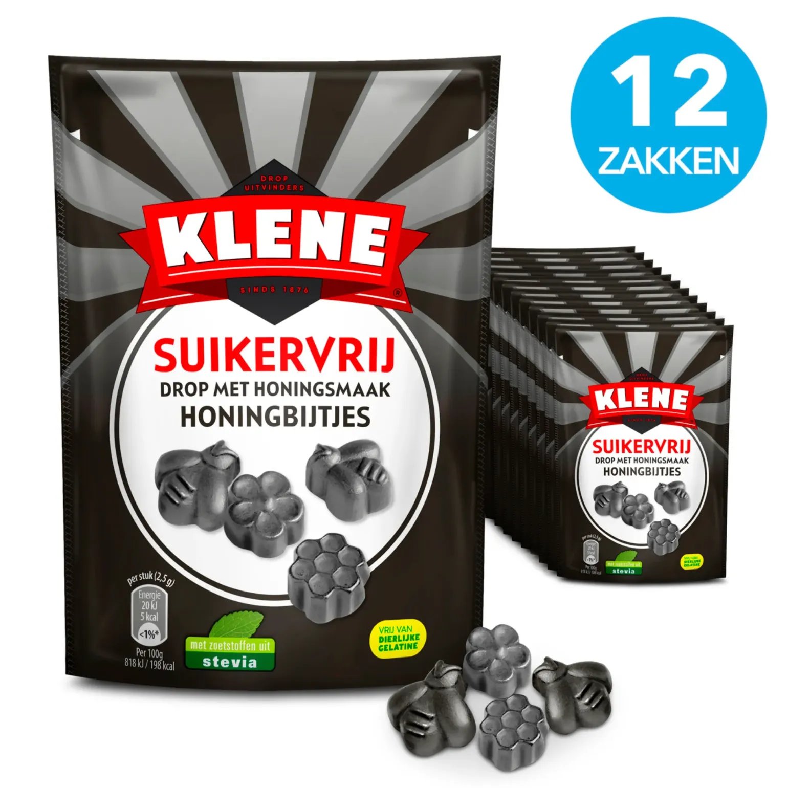 Klene Suikervrij Honingbijtjes (12x 110gr)