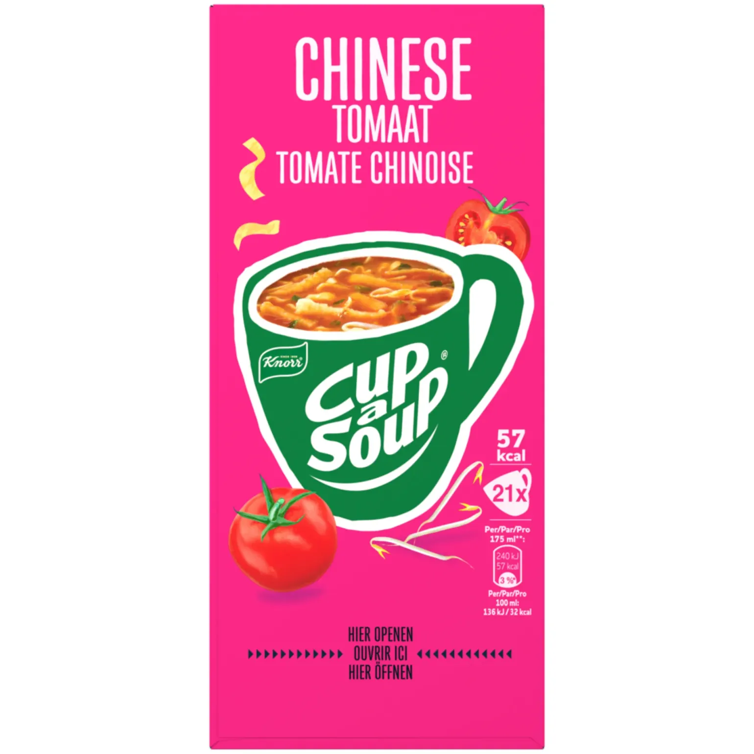 Knorr Cup-a-Soup Chinese Tomaat (21x 175ml)