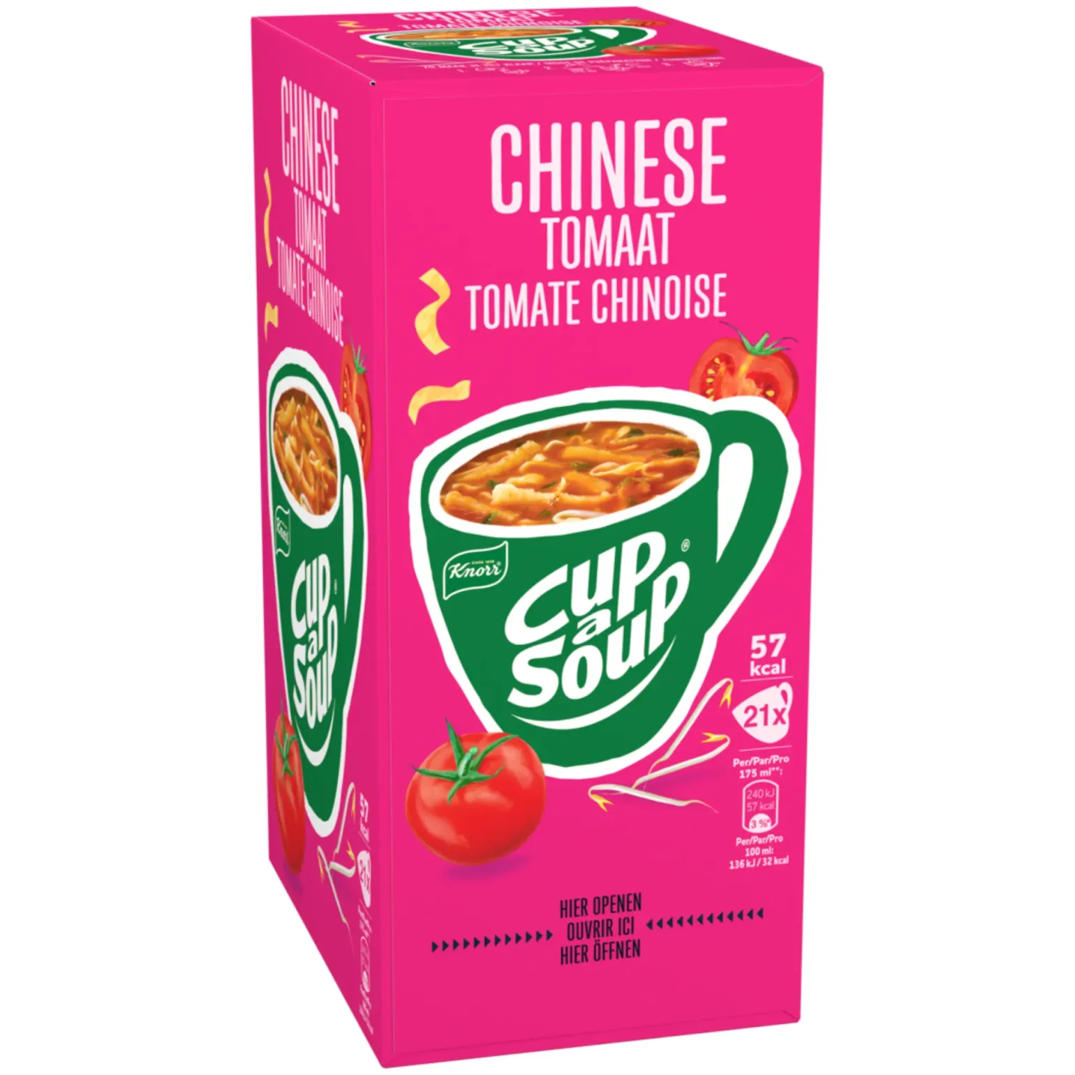 Knorr Cup-a-Soup Chinese Tomaat (21x 175ml)