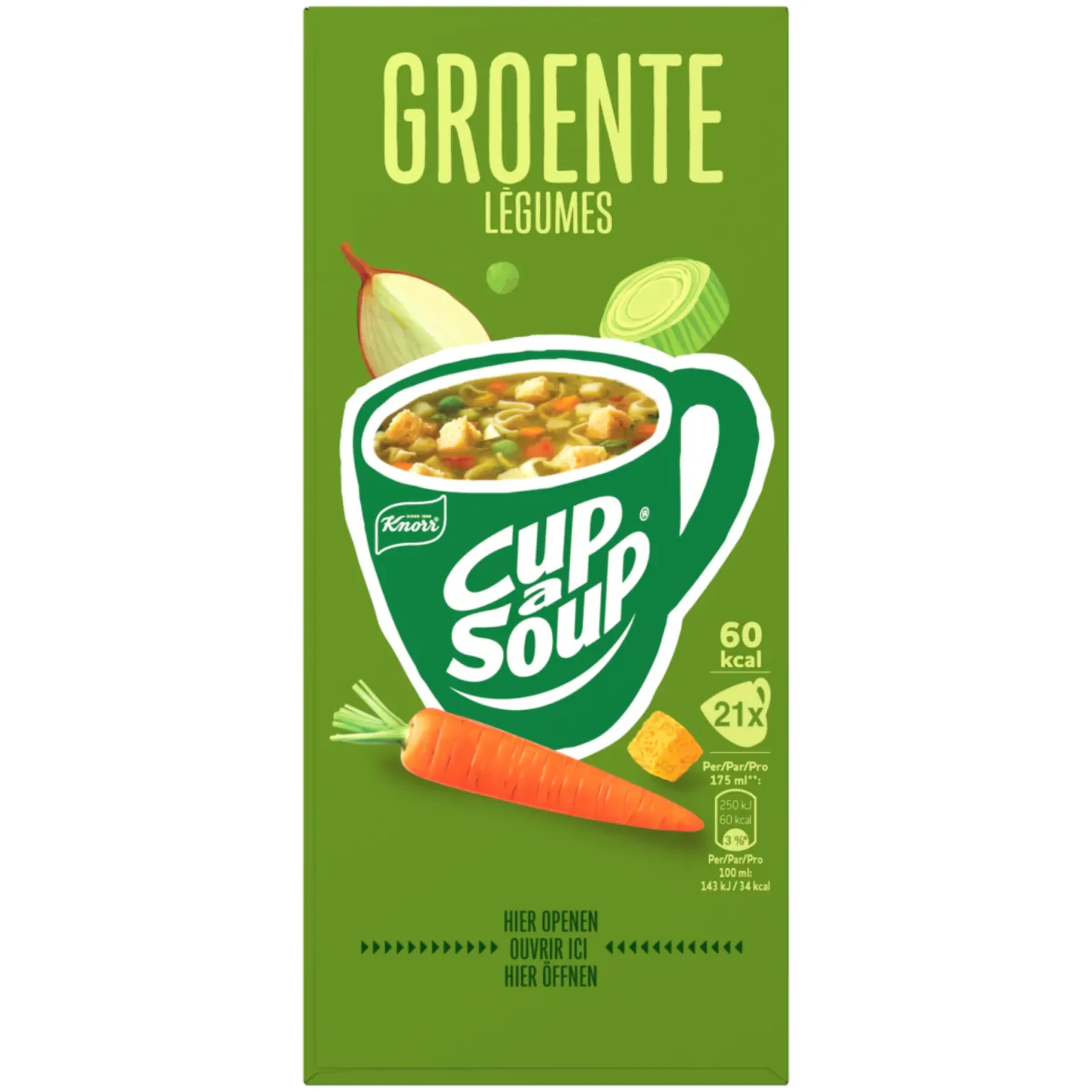 Knorr Cup-a-Soup Groente (21×175 ml)