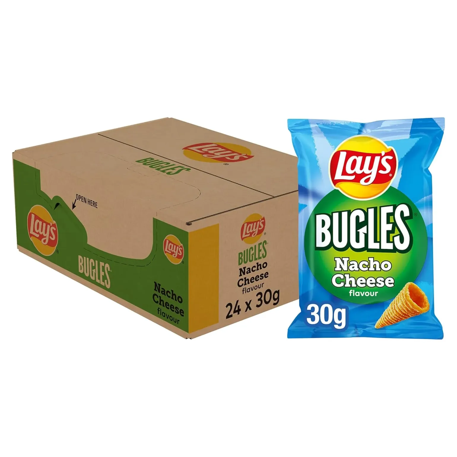 Lay’s Bugles Nacho Cheese (24x 30gr)