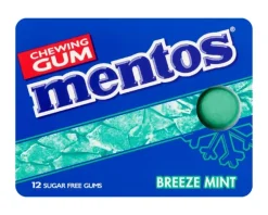 Mentos Kauwgom Breeze Mint Suikervrij Blister (12 stuks)