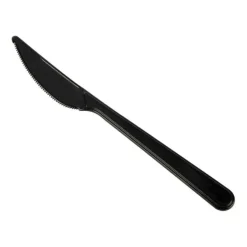 Mes Herbruikbaar Zwart PP 185 mm