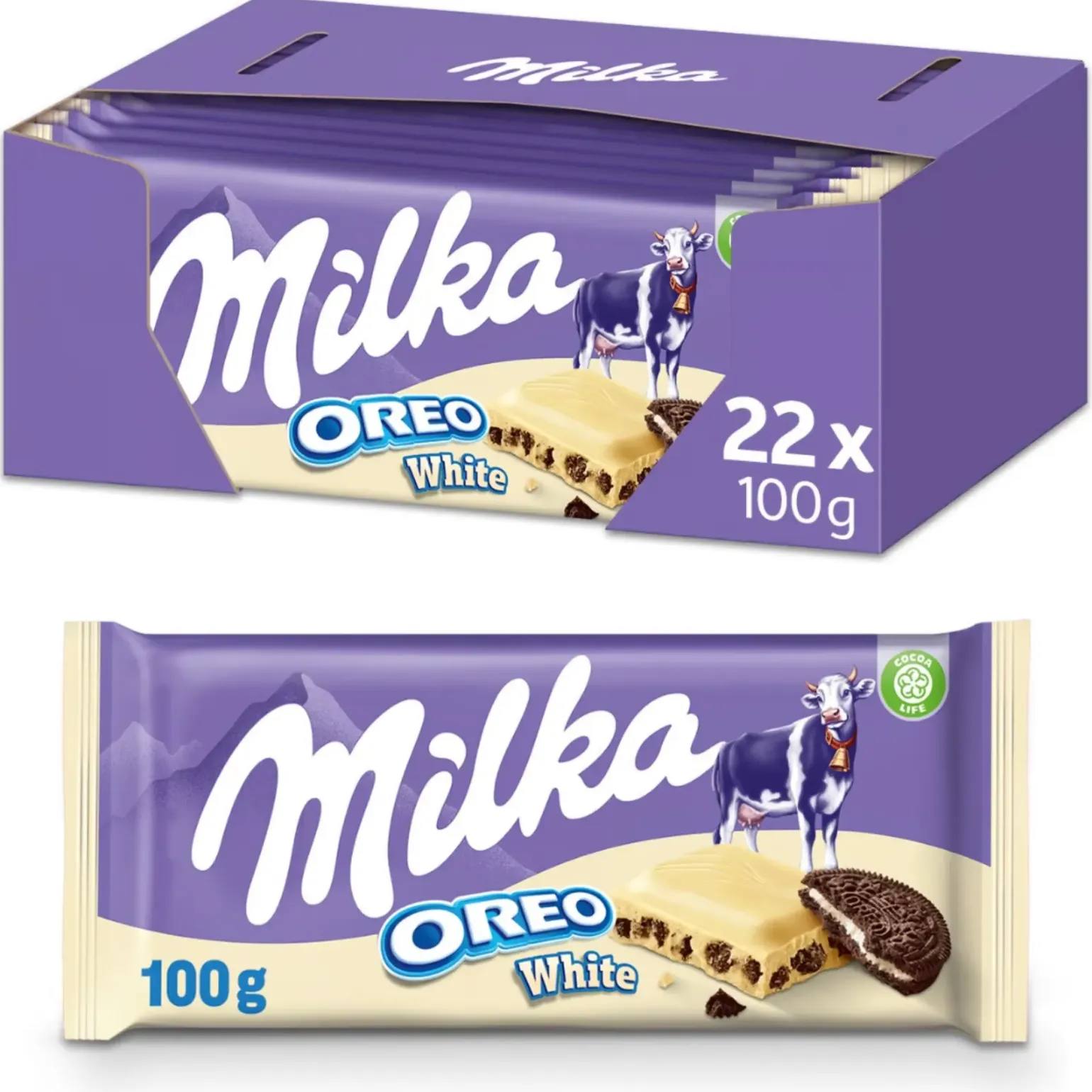 Milka Tablet Oreo White (22x 100gr)
