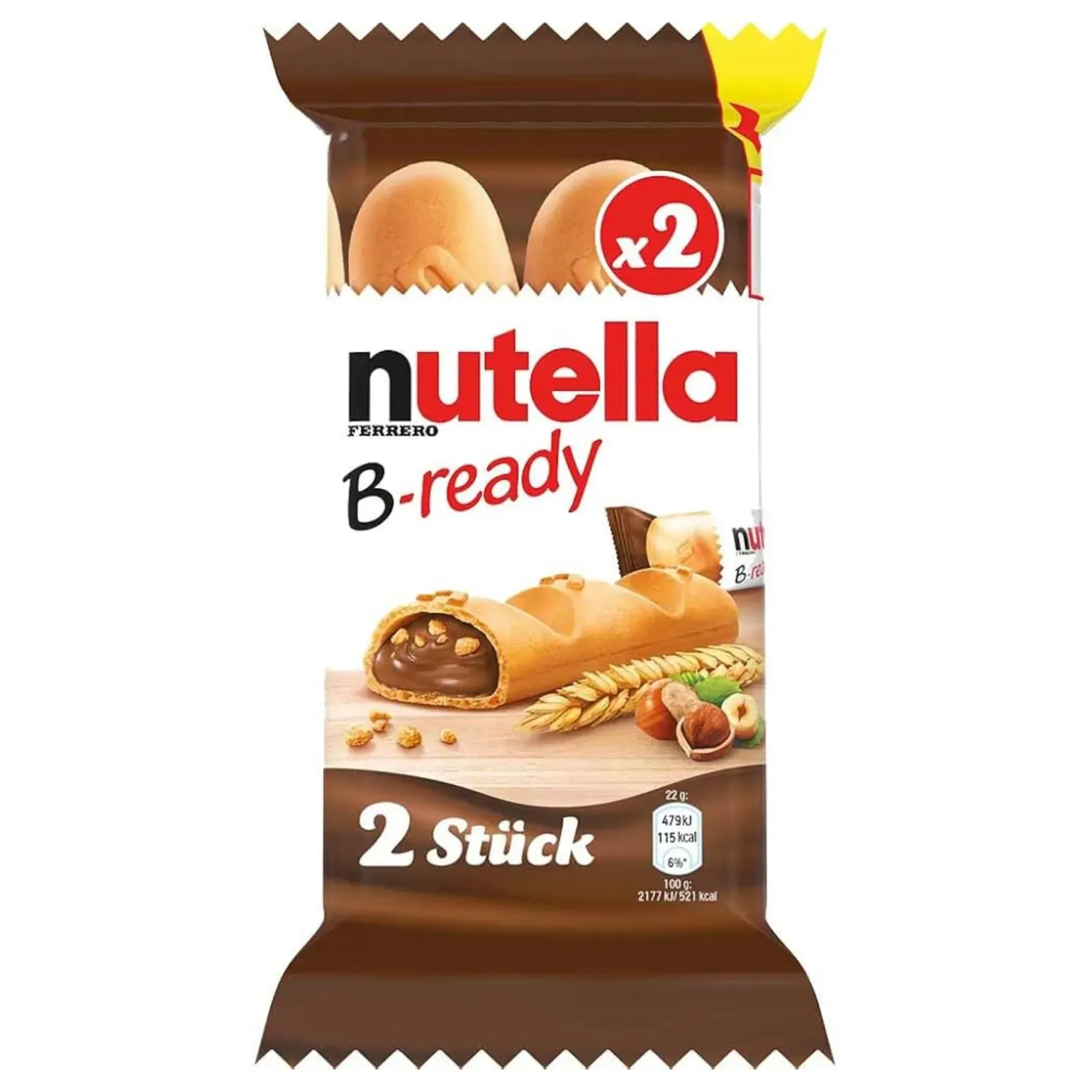 Nutella B-ready 2-pack (24 stuks)