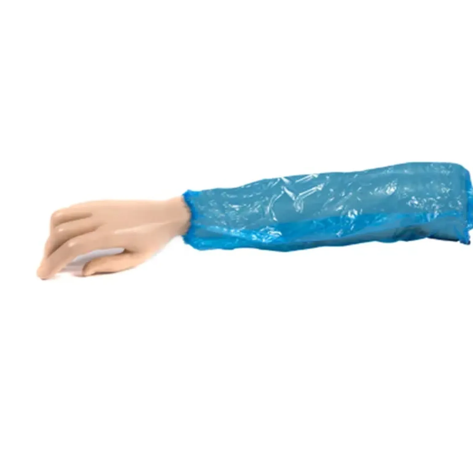 PE Mouwovertrek 20x40cm 20my Blauw (2000 stuks)