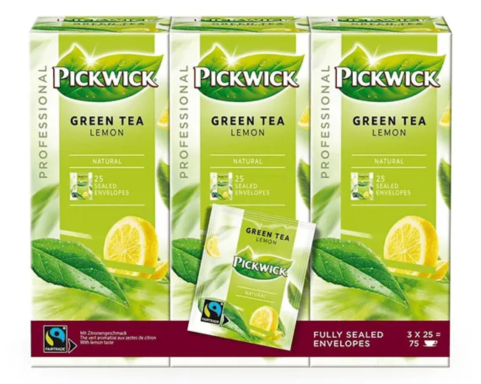 Pickwick Professional Groene Thee Lemon (75x2gr)