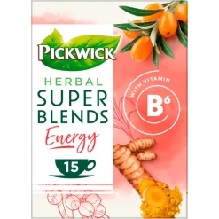 Pickwick Super Blends Energy 1,5gr (4x 15 stuks)