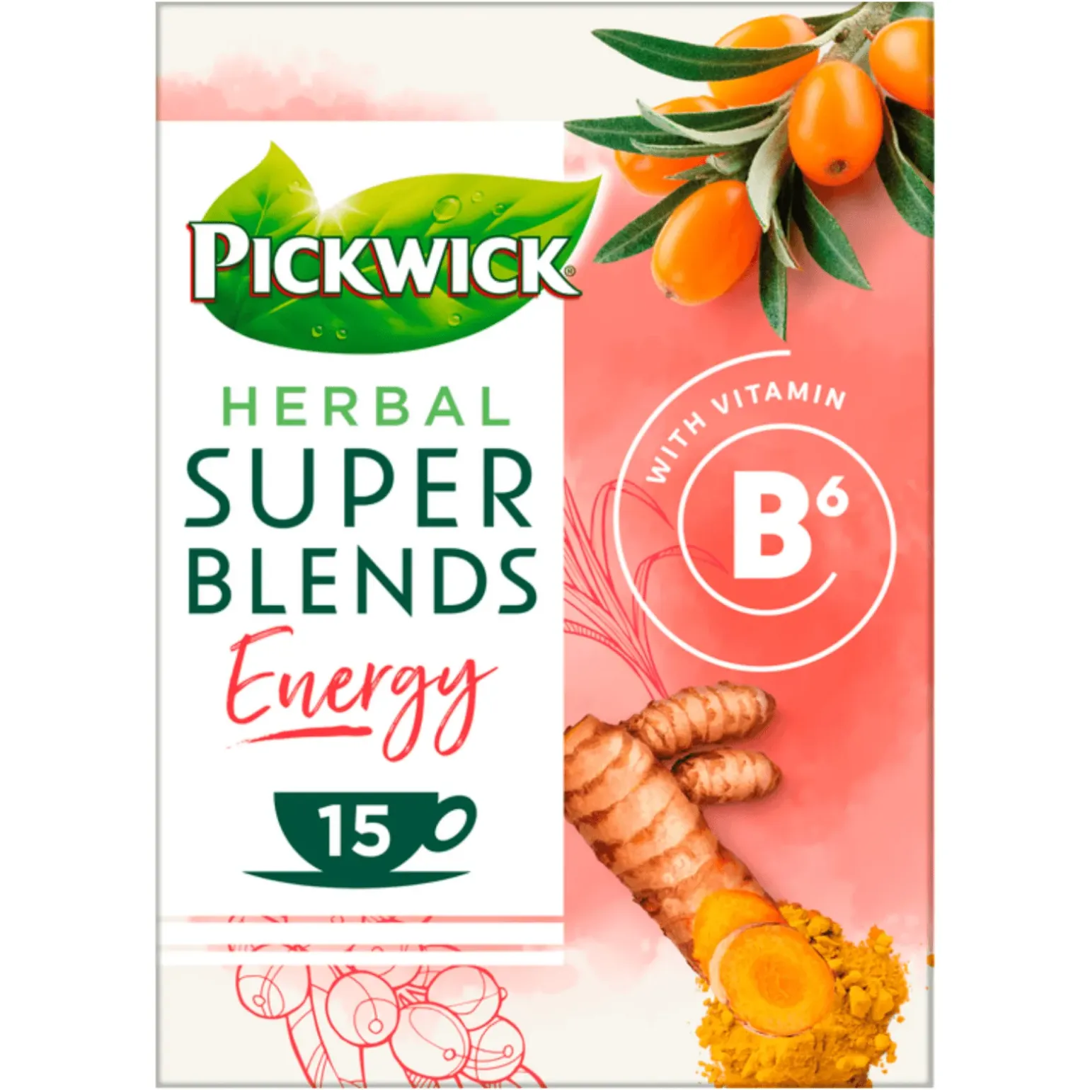Pickwick Super Blends Energy 1,5gr (4x 15 stuks)