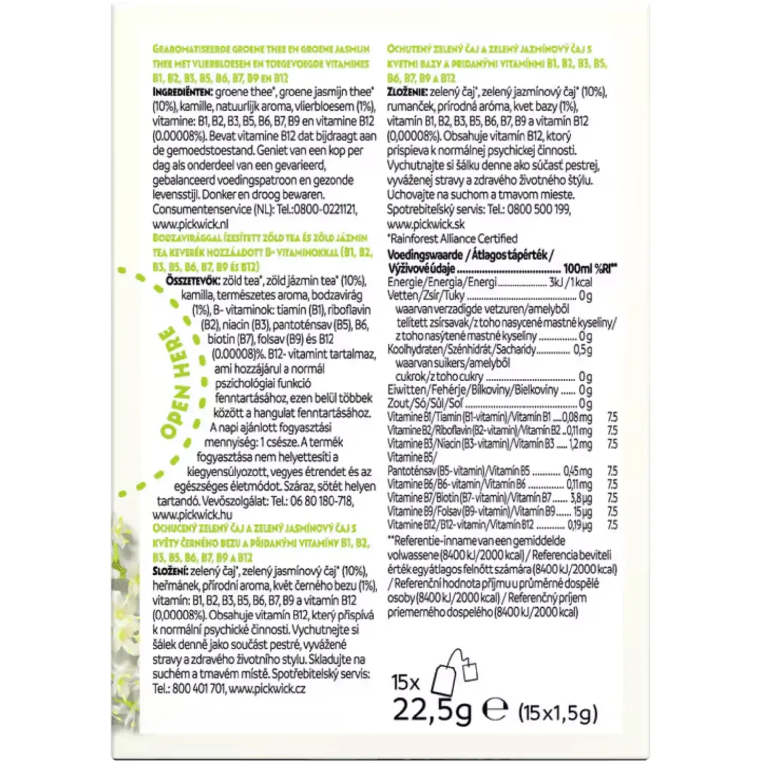 Pickwick Super Blends Positivity 1,5gr (4x 15 stuks)