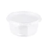 Plastic bak + deksel helder (250x 250cc)