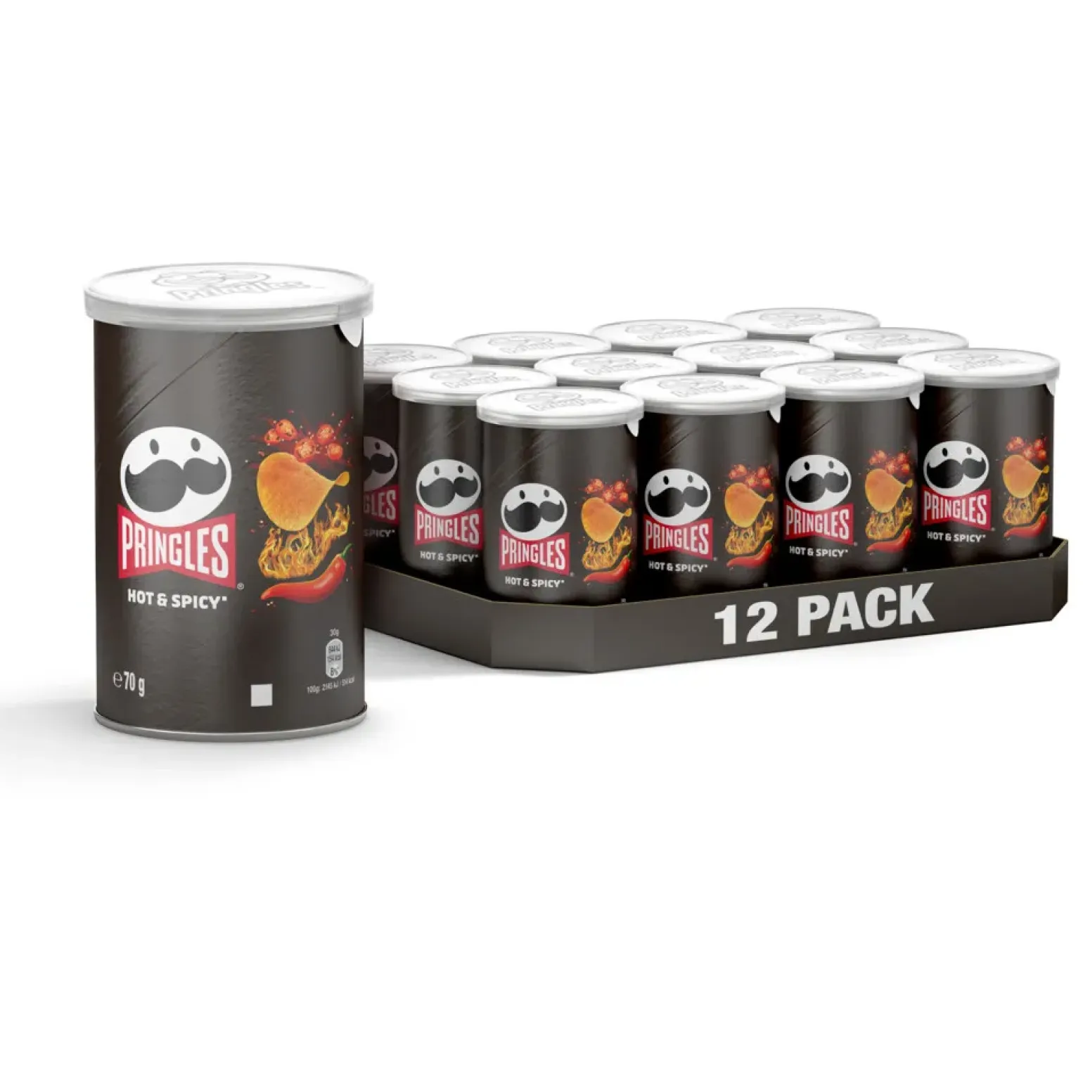 Pringles Hot & Spicy (12x 70gr)