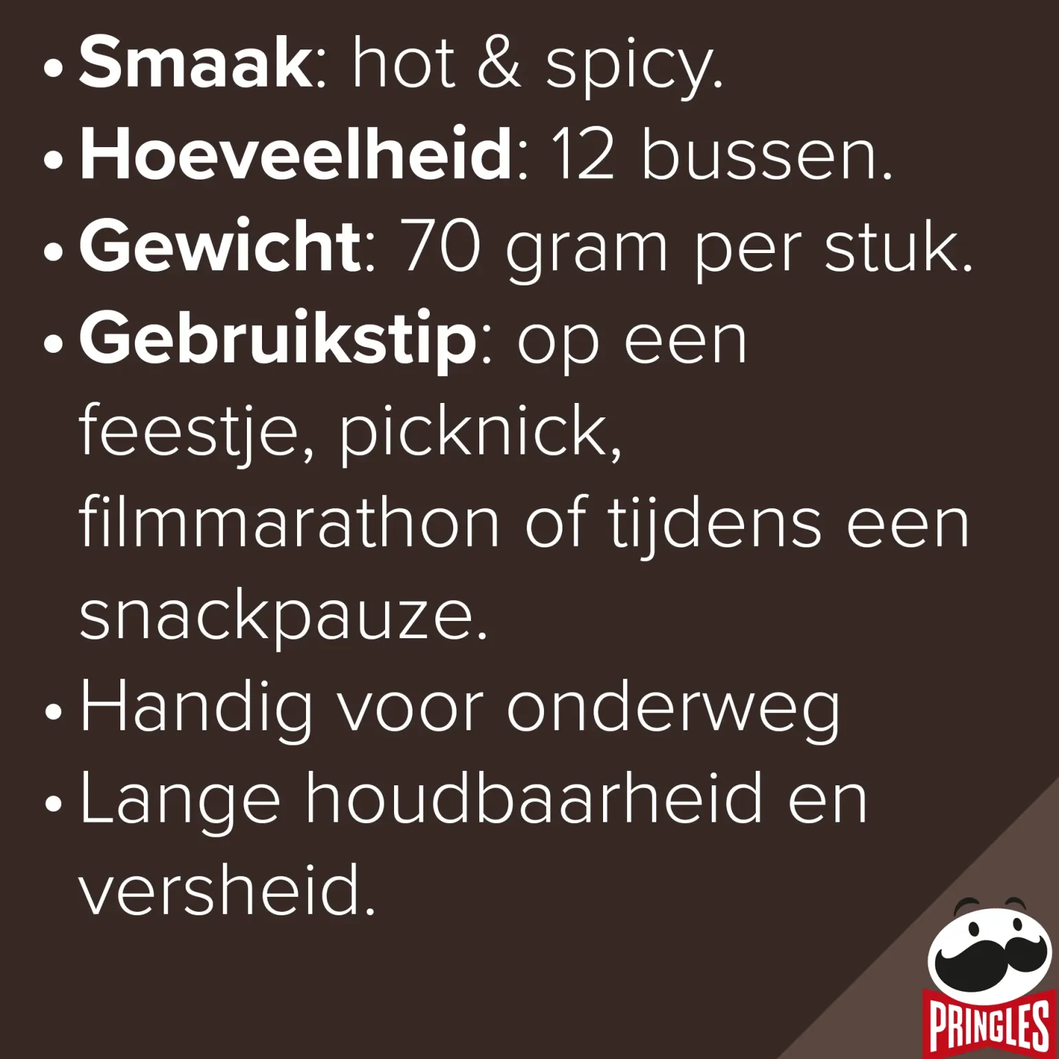Pringles Hot & Spicy (12x 70gr)