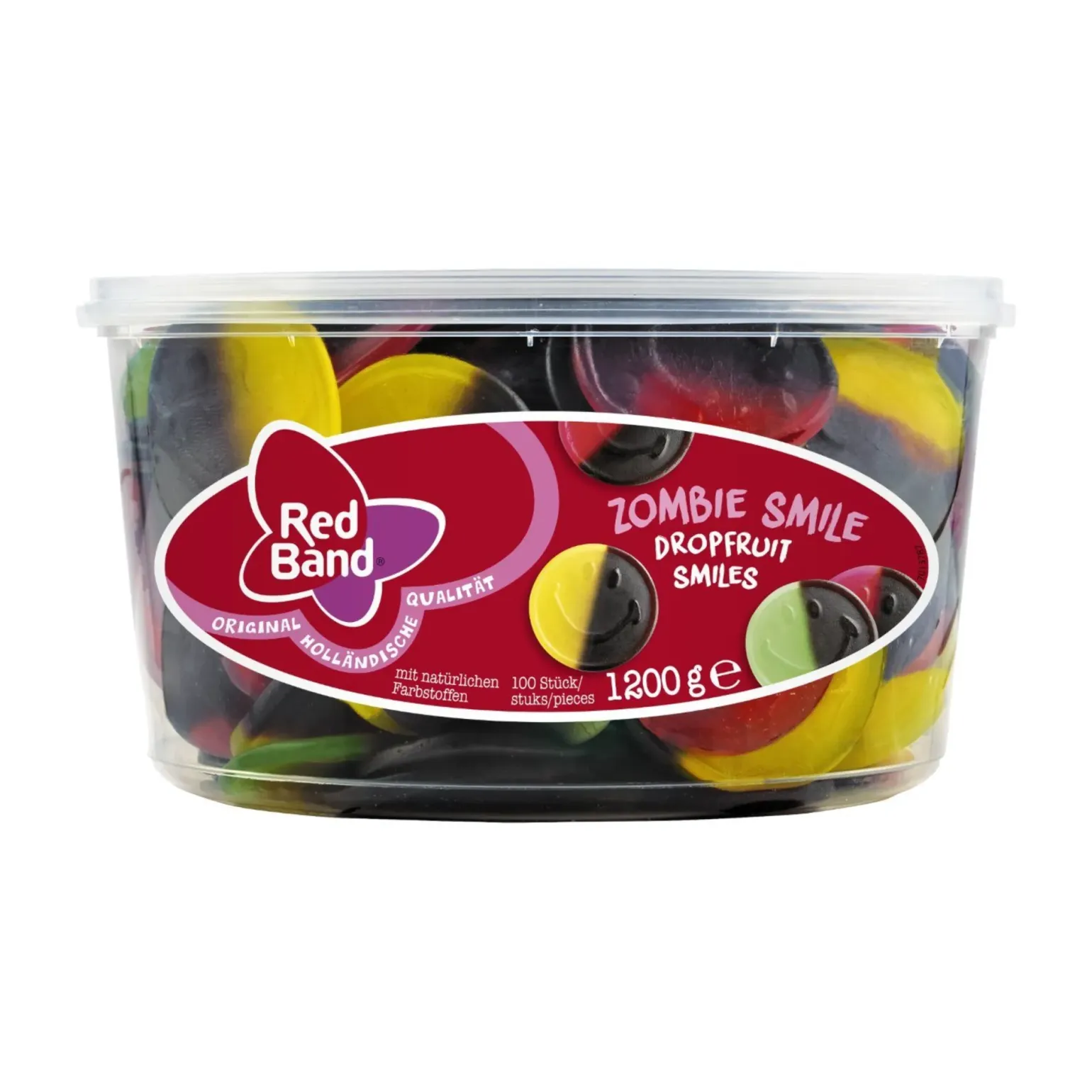 Red Band Dropfruit Smiles (100 stuks)