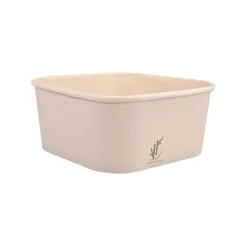 Saladebak bamboepapier vierkant (25x 1.25ltr)