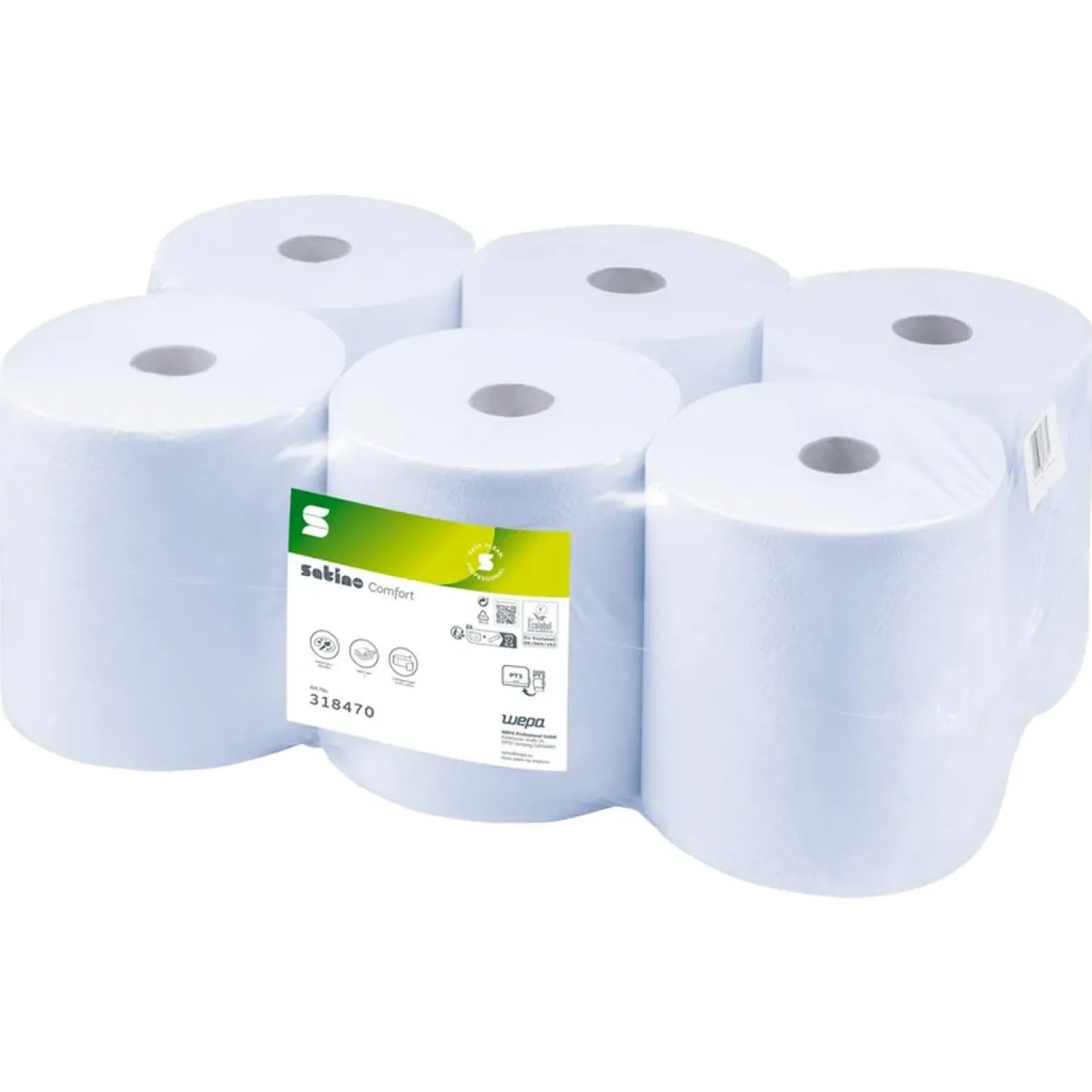 Satino SYS1 GreenGrow Handdoekrol 2-laags 175 meter (6 stuks)