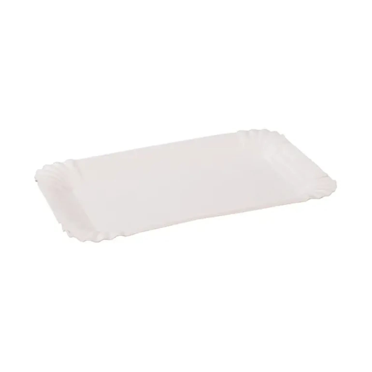 Schaaltje karton ersatz 10 x 16 cm gevoerd wit (2000 stuks)