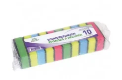 Schuurspons Assorti Kleur 90x58x30 mm (10 stuks)