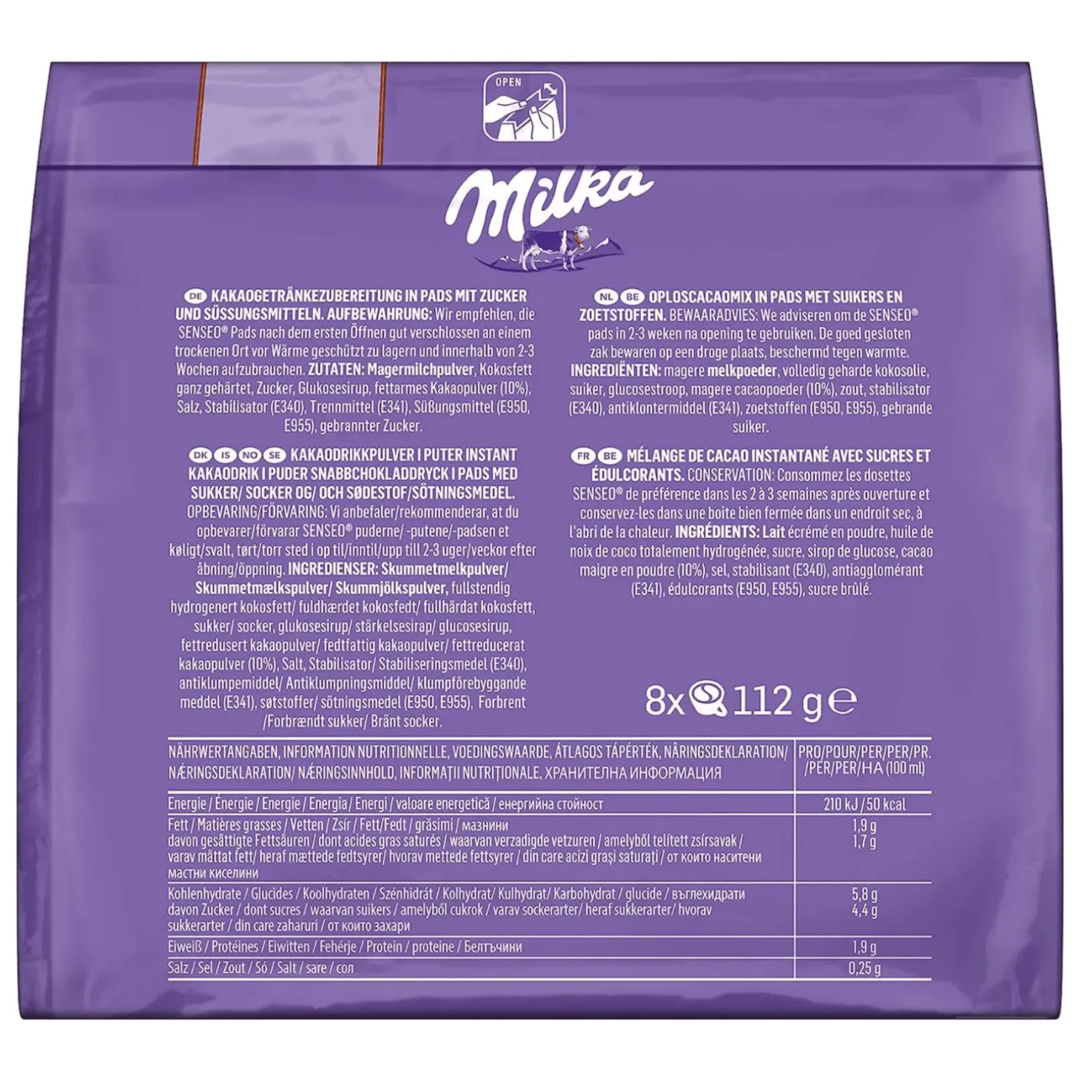 Senseo Milka Choco (4x 8-pads)