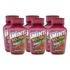 Smint Sours Aardbei Pot (6x 70 stuks)