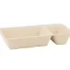 Snackbakje A23 Bagasse PFAS-vrij A7+ saus (500 stuks)