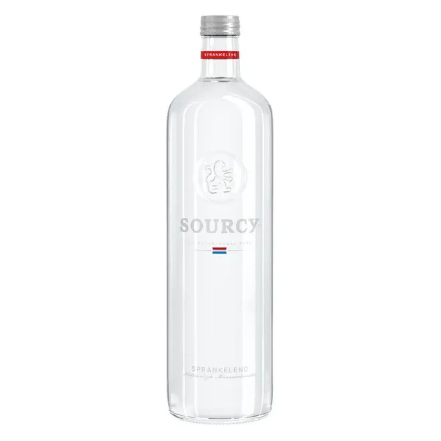Sourcy Rood Mineraalwater Sprankelend Glas (12x75cl)