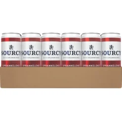 Sourcy Rood Mineraalwater Sprankelend (24x33cl)