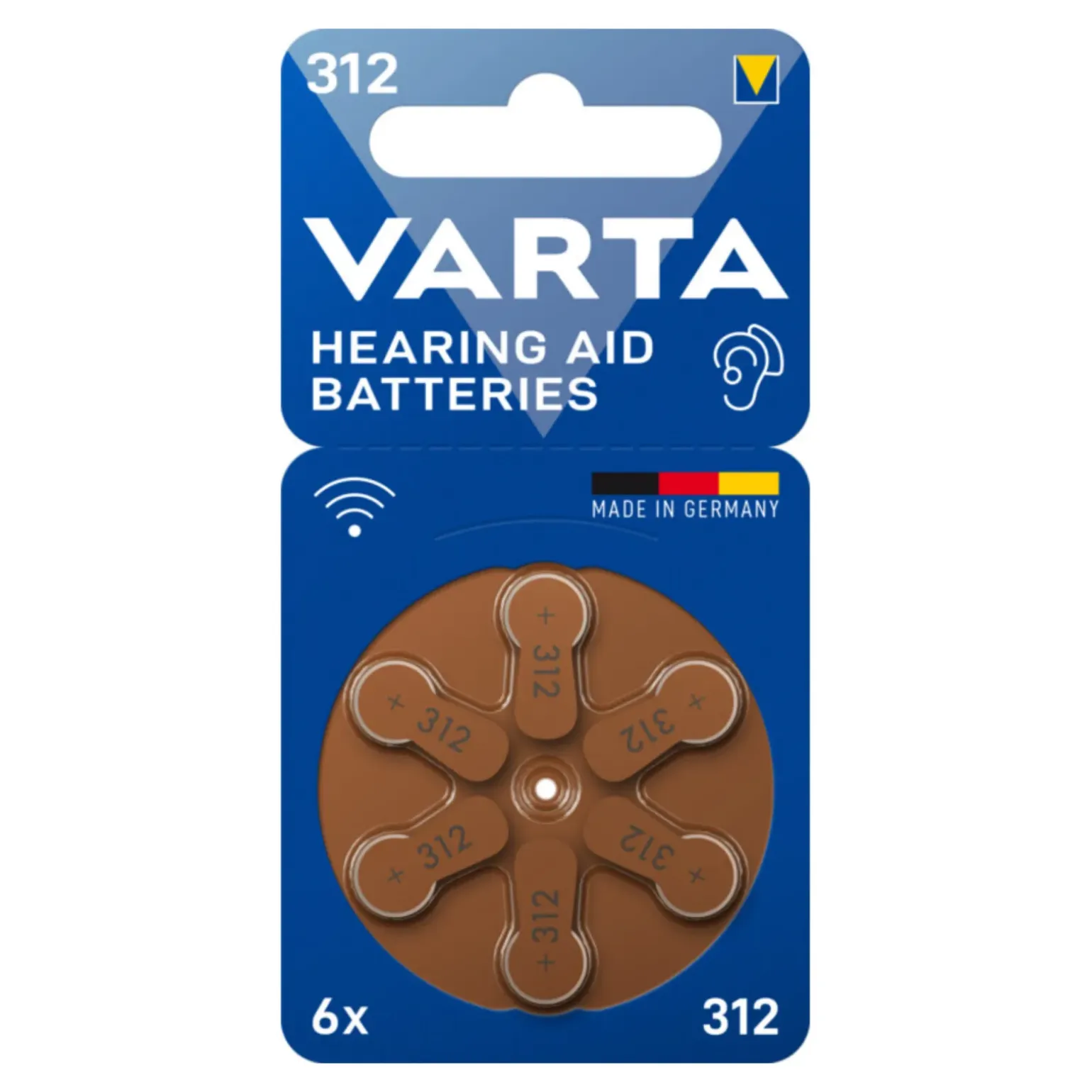 Varta Hoortoestelbatterijen 312 (10x 6 stuks)
