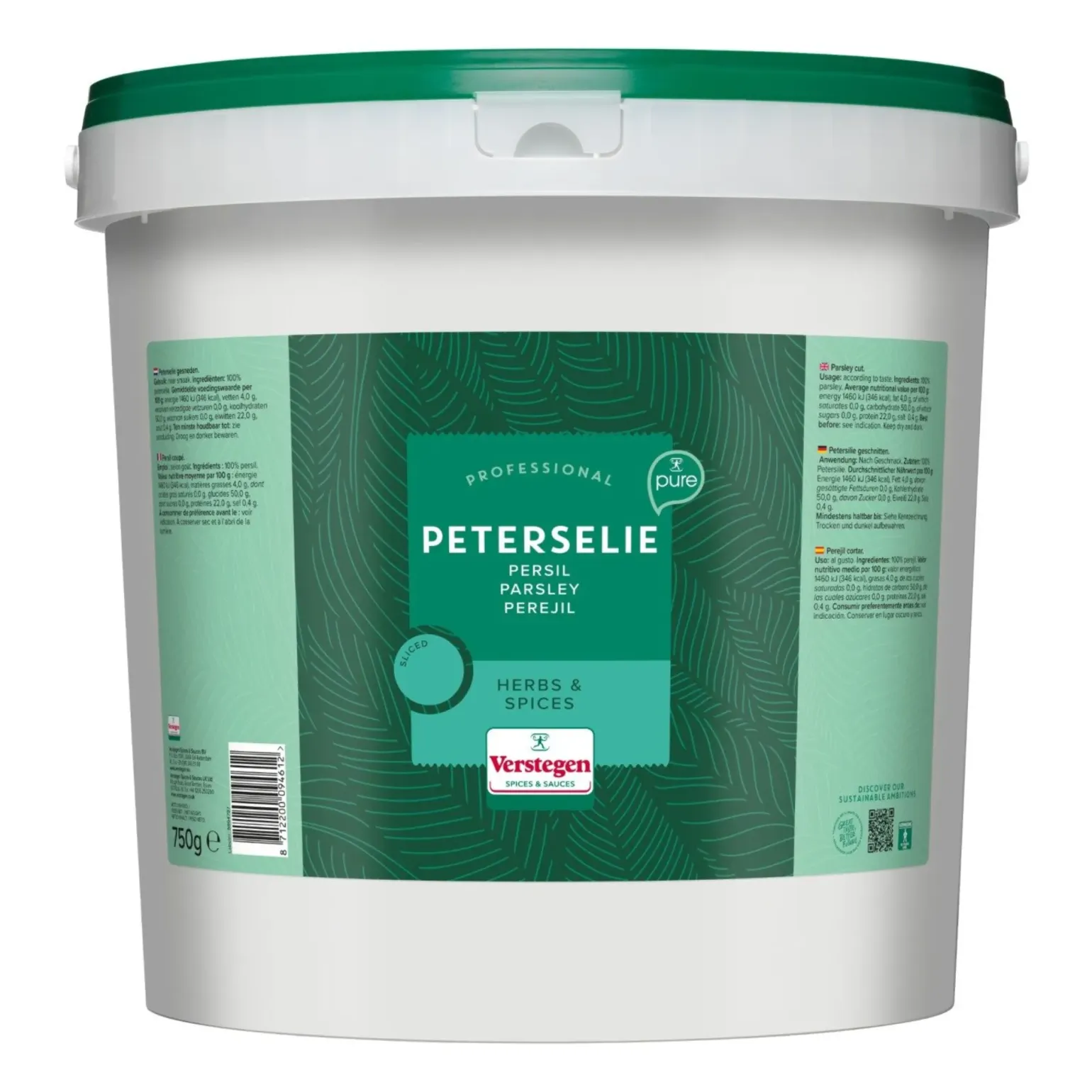 Verstegen Peterselieblad Gesneden (750gr)